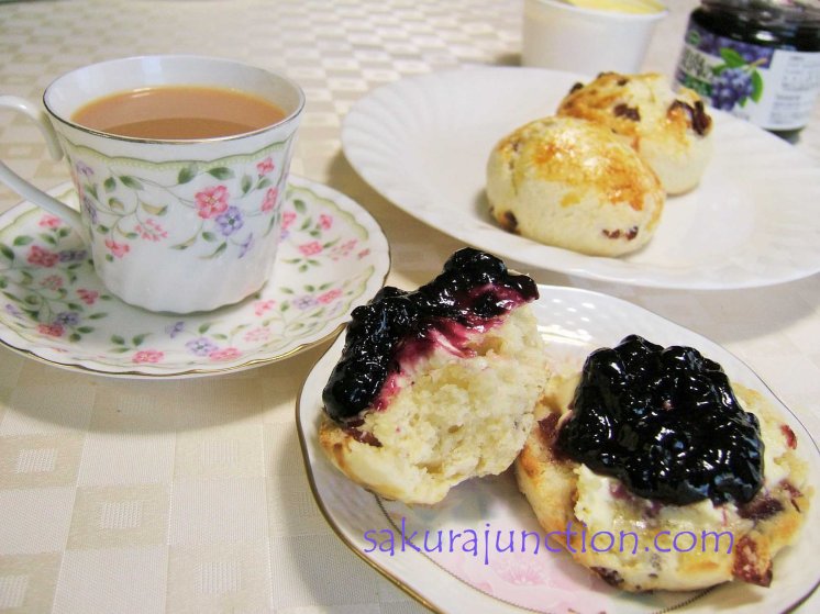 Afternoon Tea with Cranberry Scones