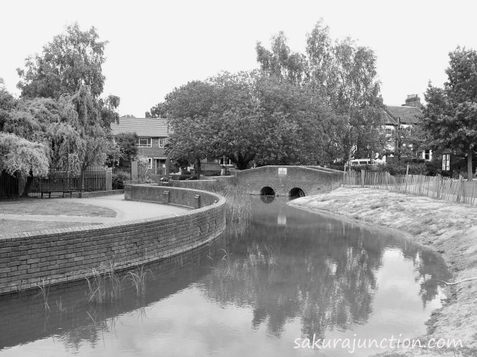 Arches and the Reflection B&W