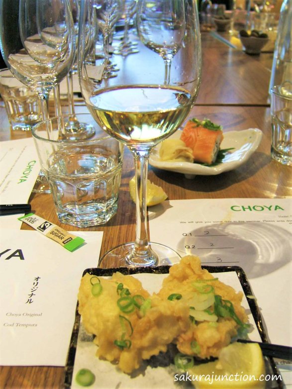 Cod Tempura with Umeshu