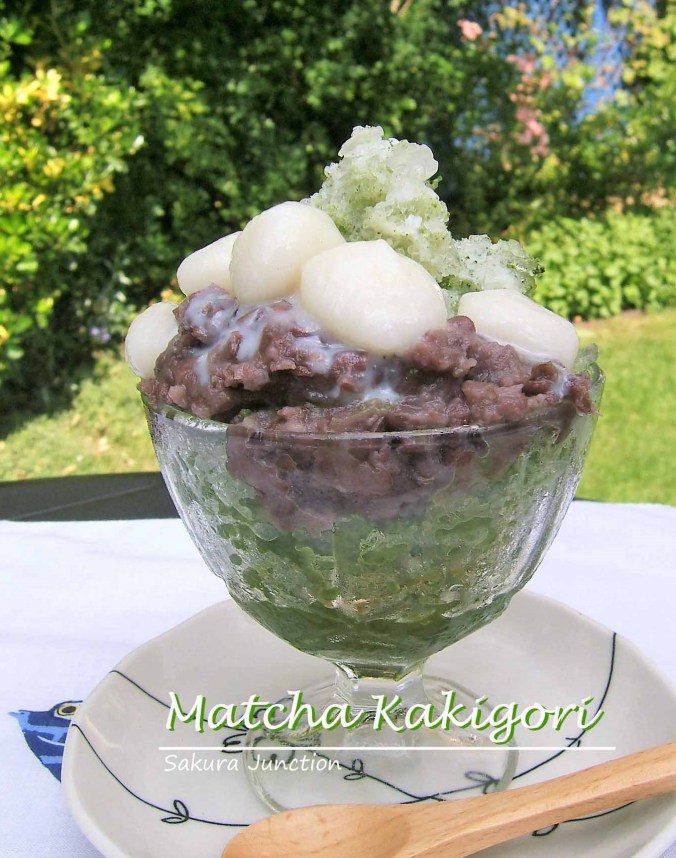 Matcha Kakigori Shaved Ice whole2