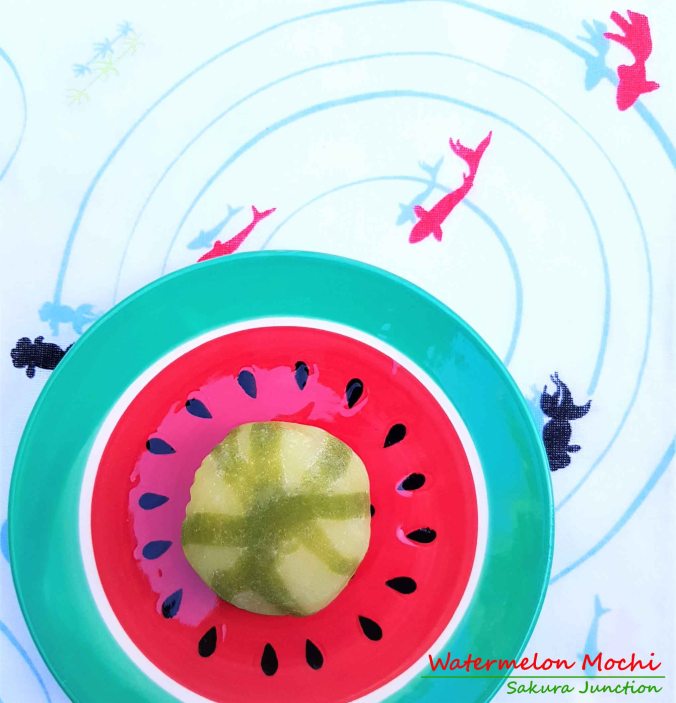 Watermelon Mochi